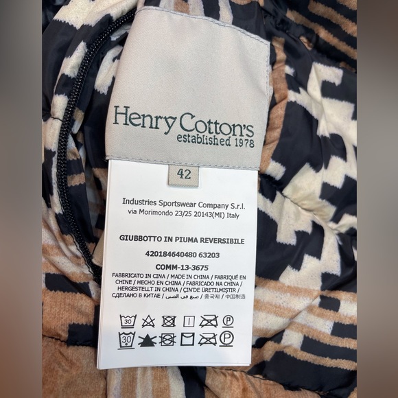 Henry Cotton's Reversible Puffer Jacket - Picture 12 of 13